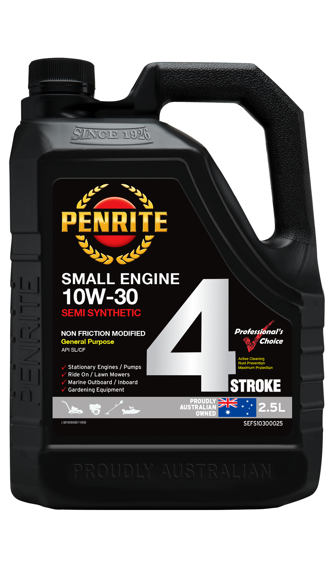 SEFS10300025 Small Engine 4 STROKE 10W30 (Semi Synthetic) 2.5L Sawley's Auto and Marine